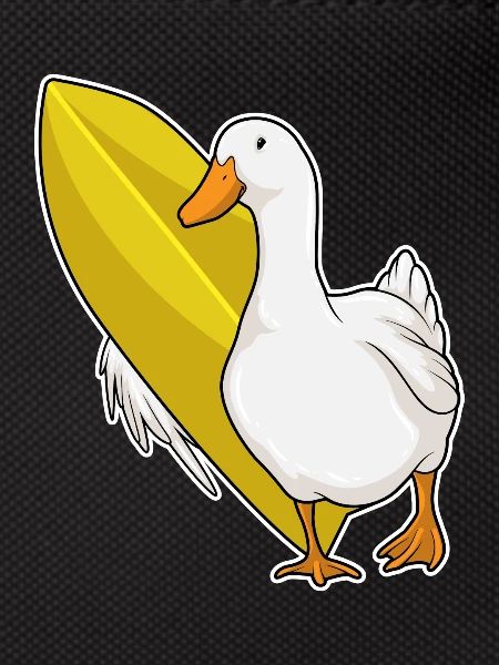 Duck Surfing Surfboard Summer