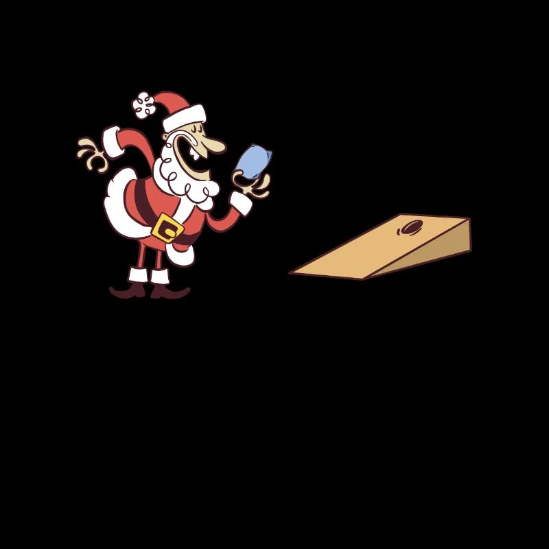 Noël des joueurs de cornhole - Drôle de trou de maïs