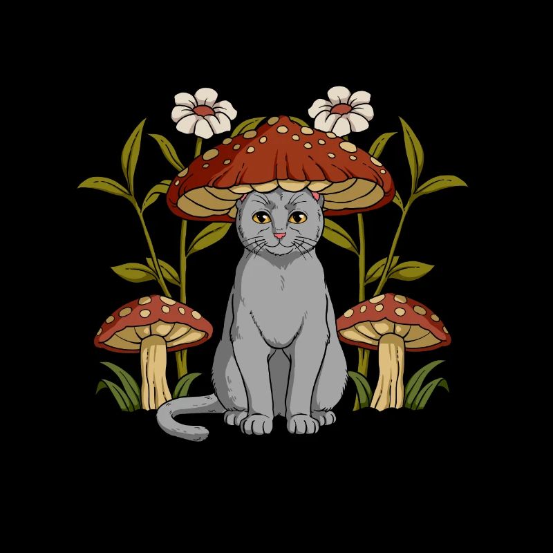 Cottagecore Cat