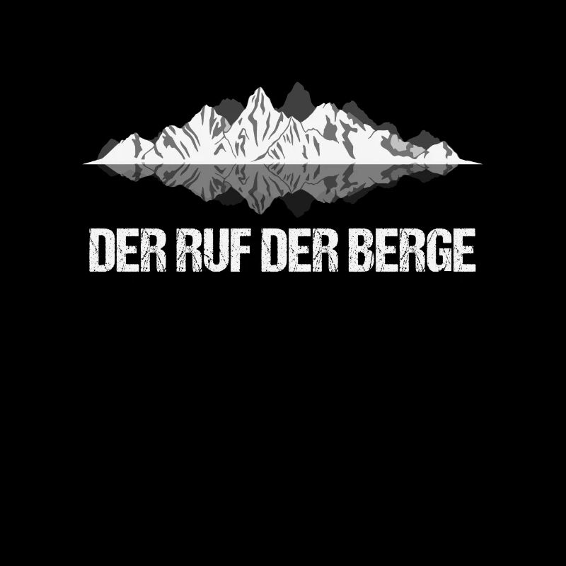 Der Ruf der Berge Spruch Tonspur Bergsteiger Musik