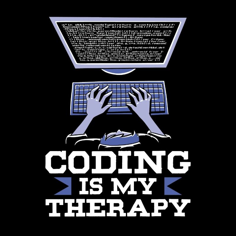 Programmieren Ist Meine Therapie Code Coder Coding