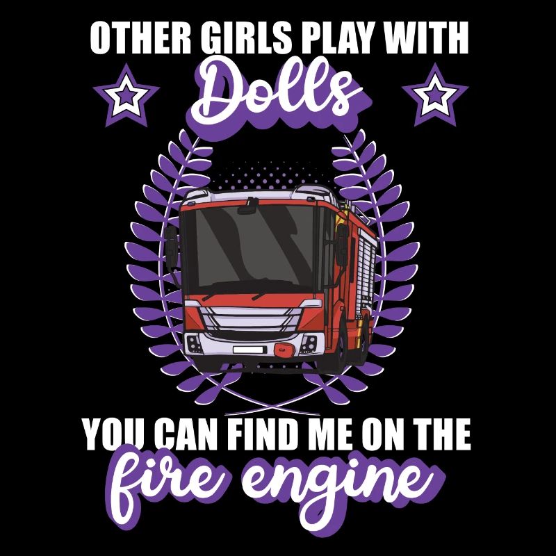 Feuerwehr Feuerwehrfrau Fire Engine Beruf Geschenk