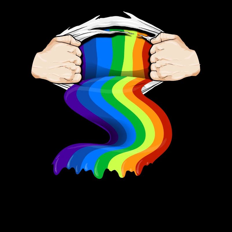 Lgbtq Pride Humanity Statement Rainbow Gift Idea