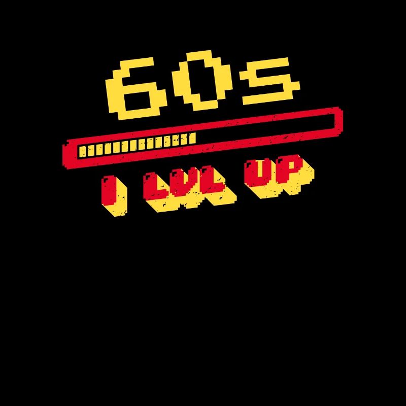 60th Birthday 60s 60 Years Loading Bar Gaming
