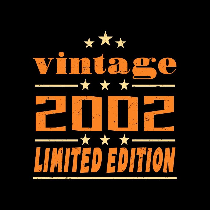 2002 Vintage Retro Birthday Bday Gift 2002
