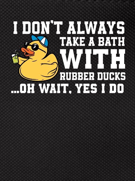 Funny rubber duckling
