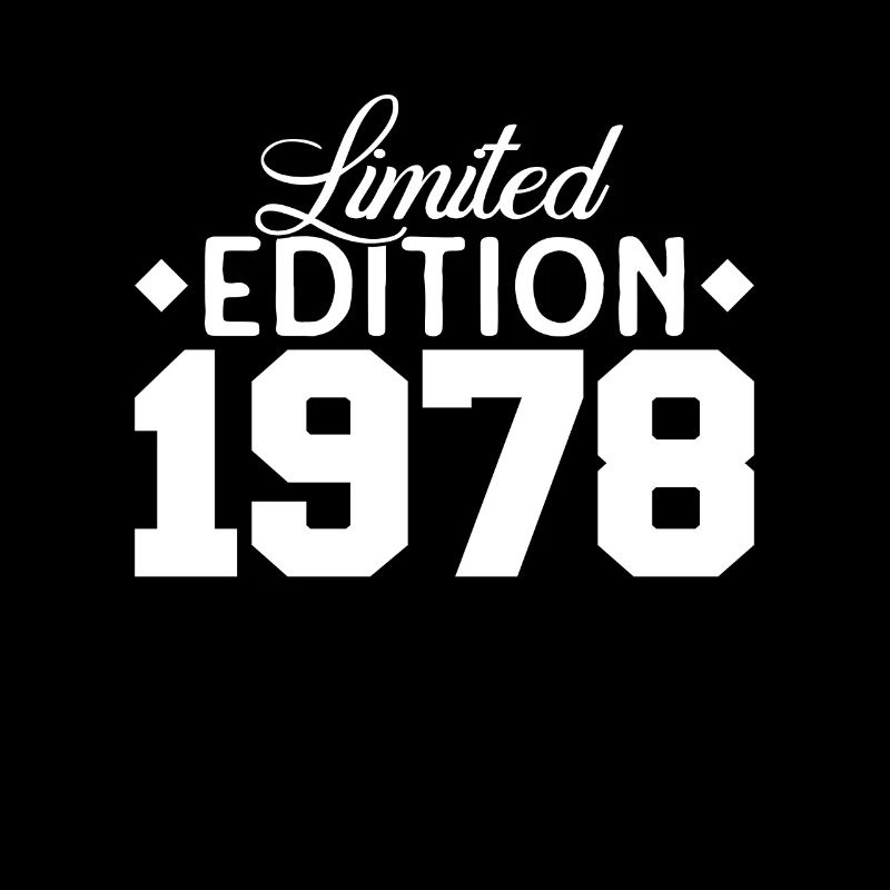Vintage 1978 Retro Bitrthday Limited Edition