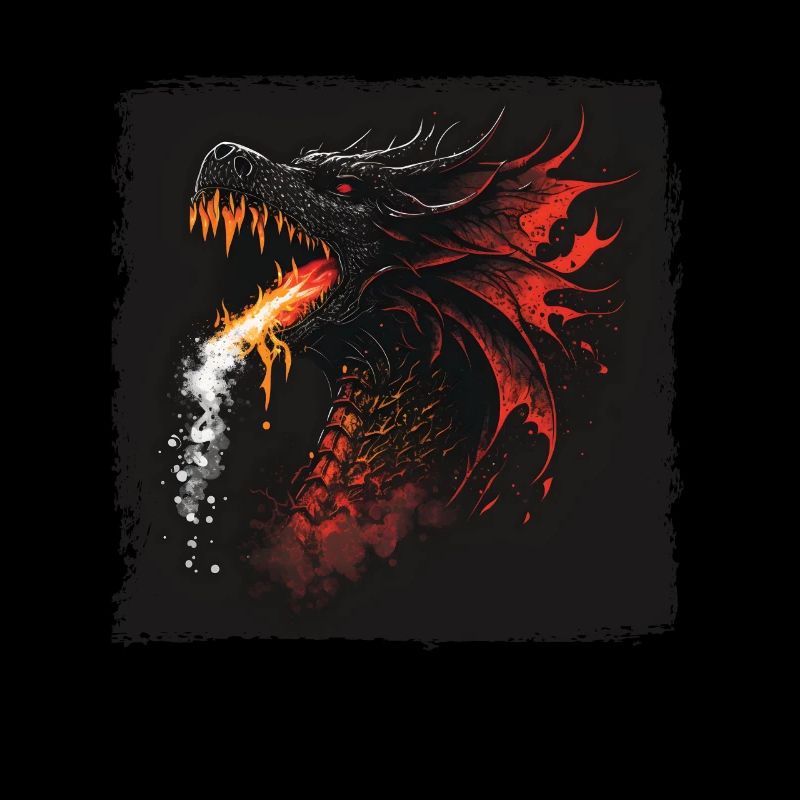 Dragon Dragon Fire Smoke