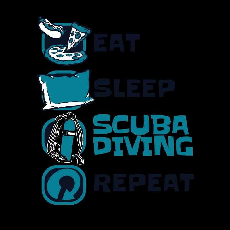 Manger Sleep Diving Repeat Diver Mask