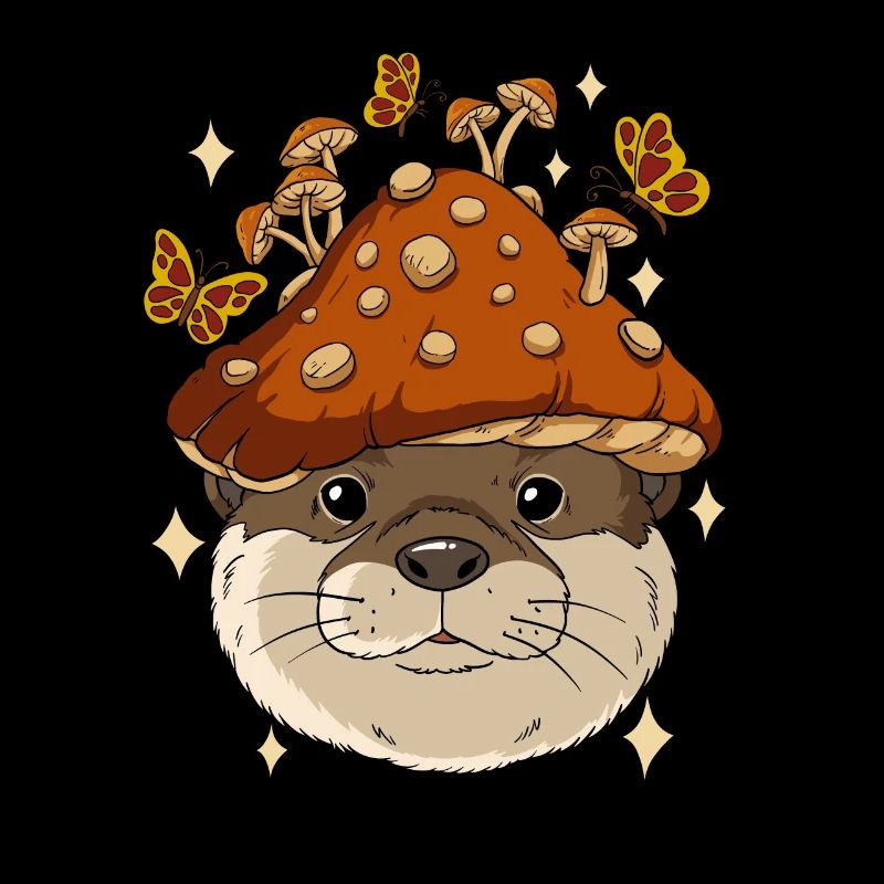 Cottagecore Otter