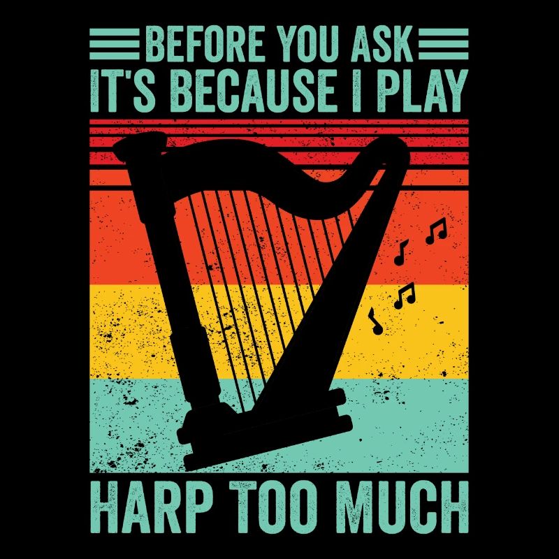 Harpist Harpist Retro