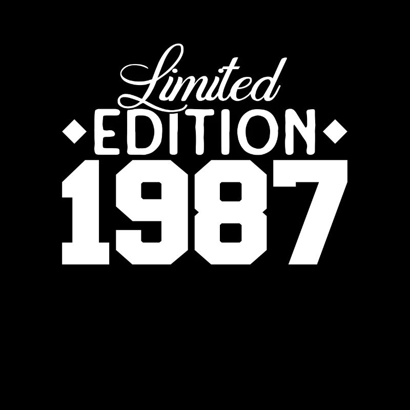 Vintage 1987 Retro Bitrthday Limited Edition
