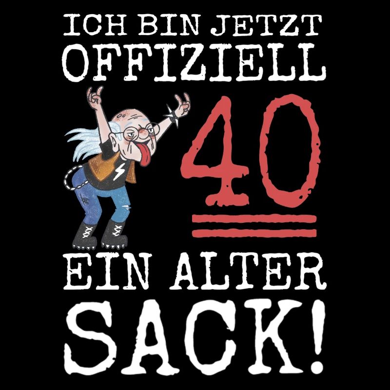 40. Geburtstag Mann 40 Jahre Alter Sack Geschenk