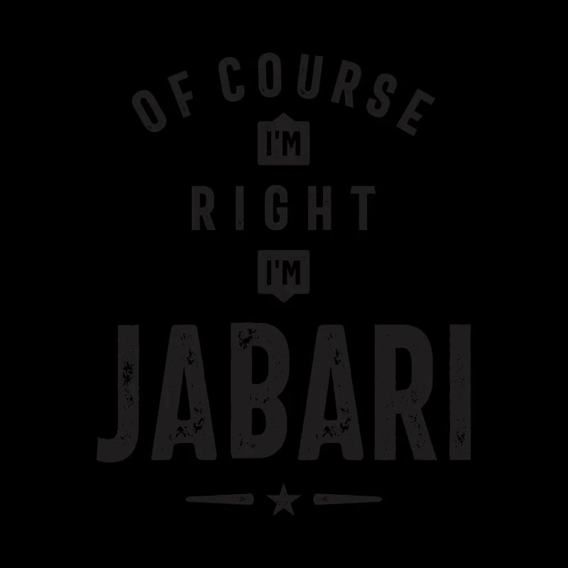 Of Course I'm Right I'm Jabari