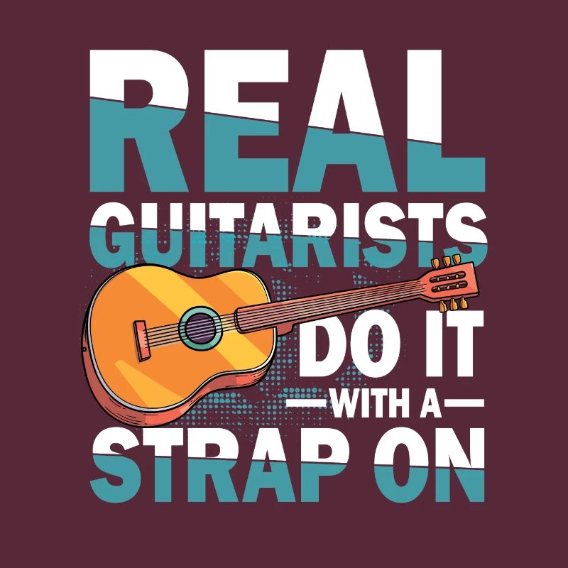 Real Guitarists Do It With A Strap On