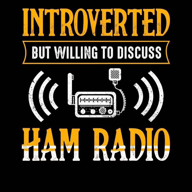 Introvertiert, aber bereit, über Amateurfunk zu diskutieren