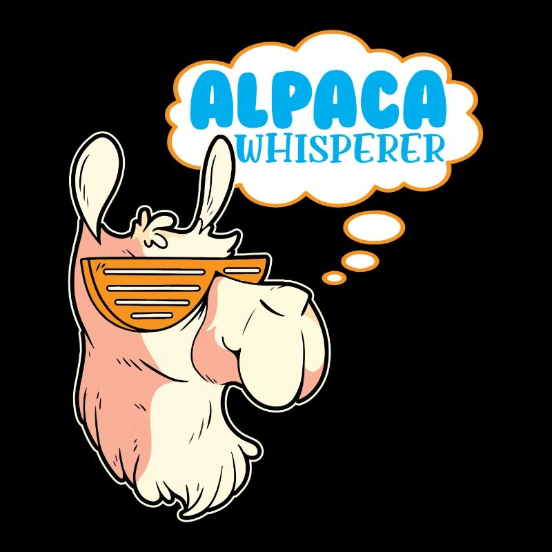 Alpacas Fluffy Lama animal - Alpaca whisperer