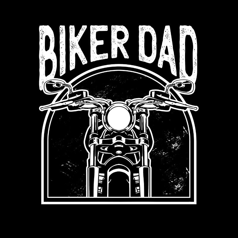 Biker Dad Lustiger Motorrad Papa Vater Daddy