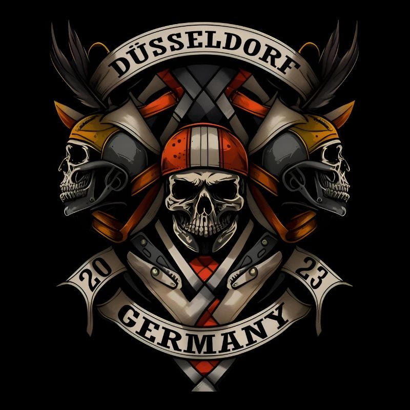 Düsseldorf Germany 2023 - Biker Style