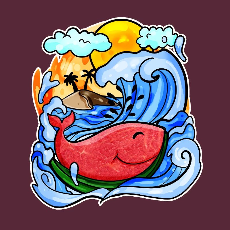 Baleine pastèque