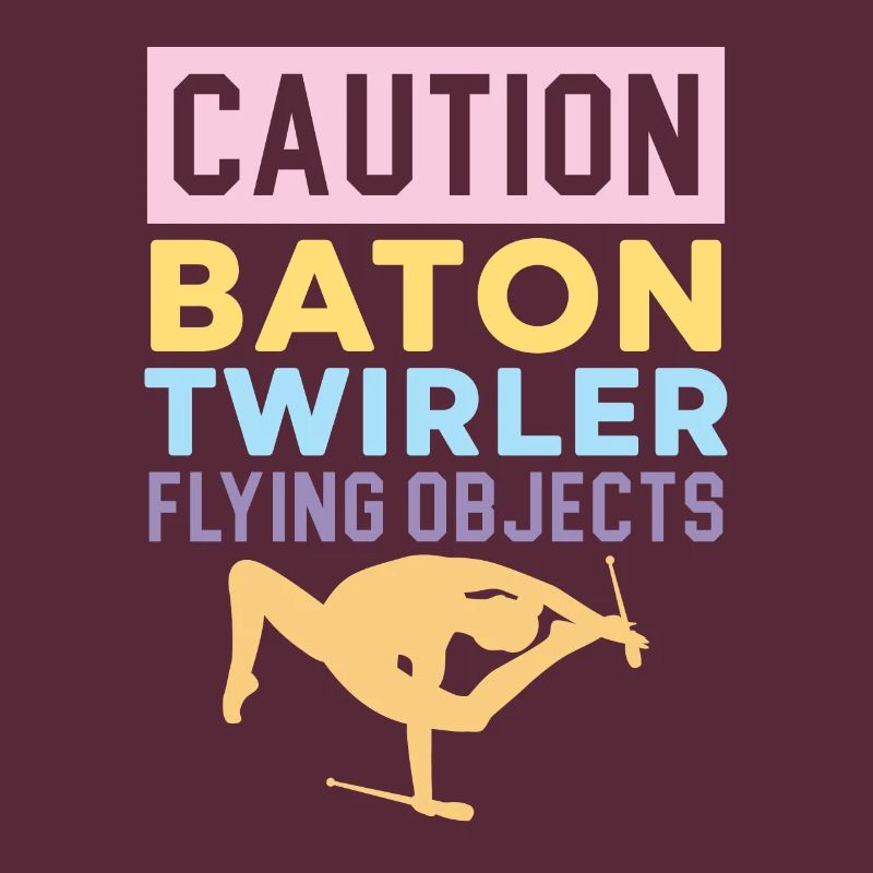 Caution Baton Twirler Flying objects Baton Twi
