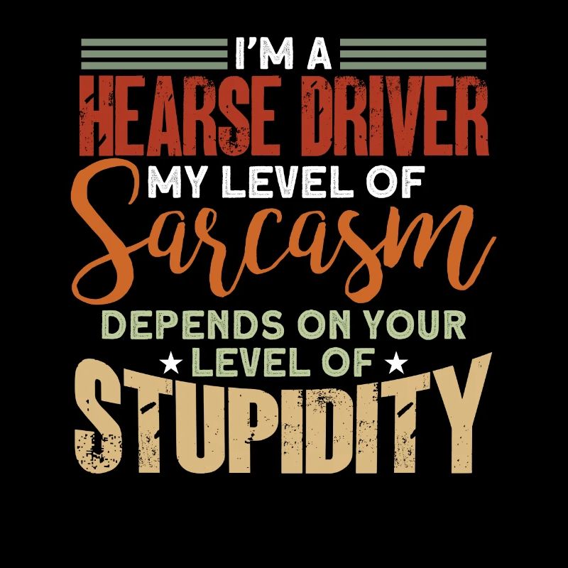 Lustiges Leichenwagenfahrer Spruch Geschenk