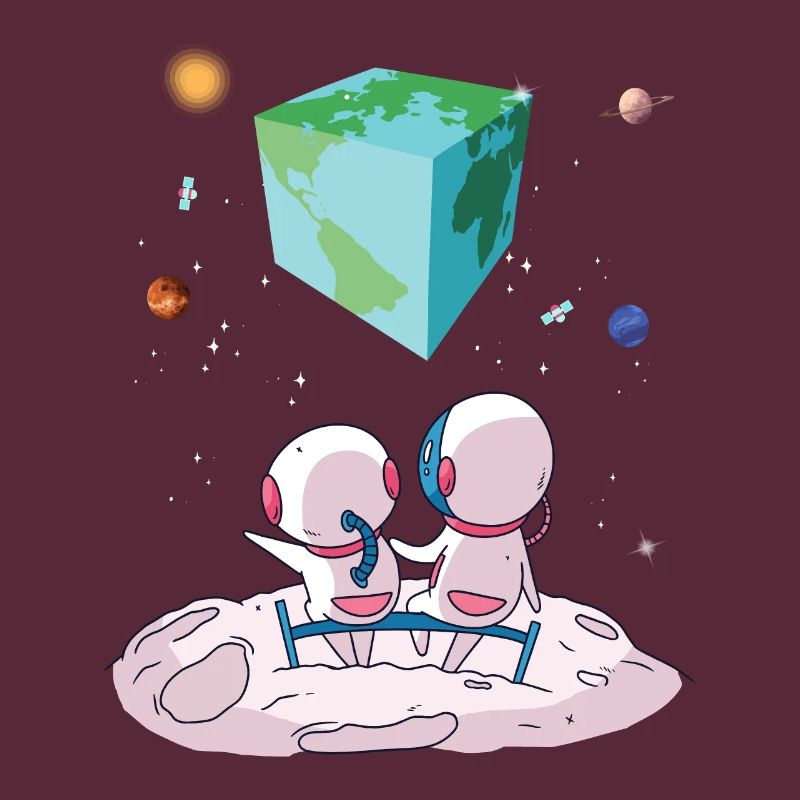 La terre est un cube