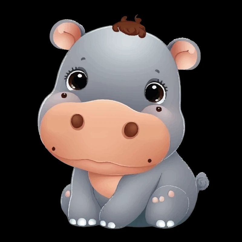 mignon bébé Hippo