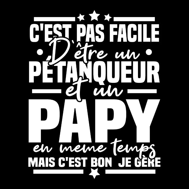 Pétanqueur et Papy