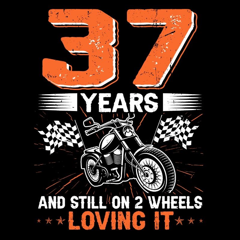 37 ans et toujours sur 2 roues 37e anniversaire