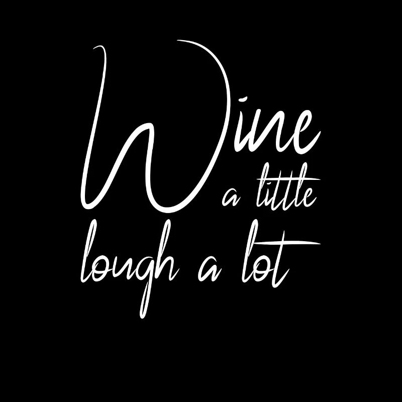 lustiger Wein Spruch