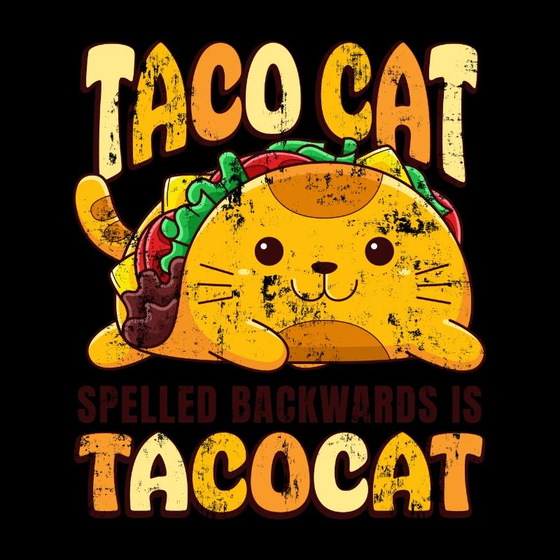 Taco Cat orthographié à l’envers est Tacocat Cinco de