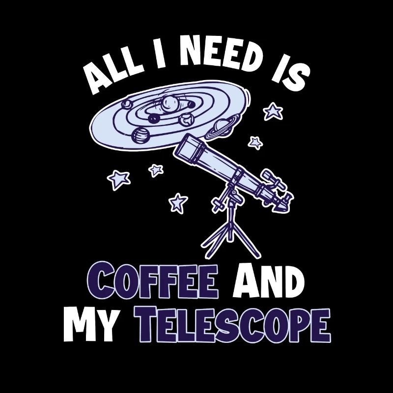 Le café et mon télescope Cosmologiste Starry Sky