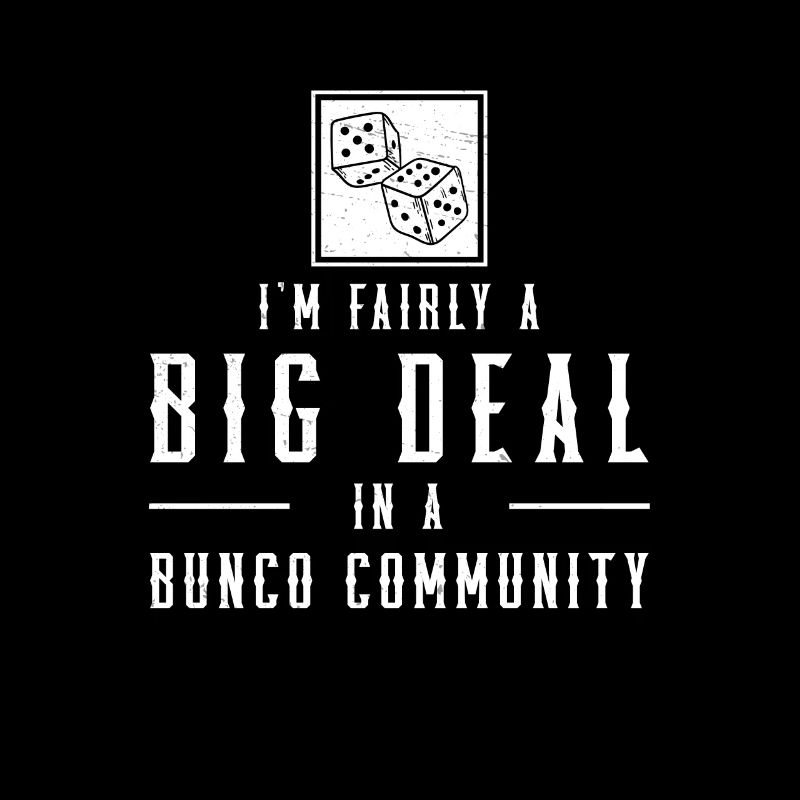 Lustige Bunco-Spiele Ich bin eine ziemlich große