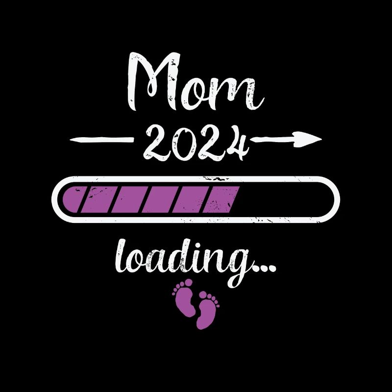 Mom 2024 Loading Schwangerschaft Mutter Mommy