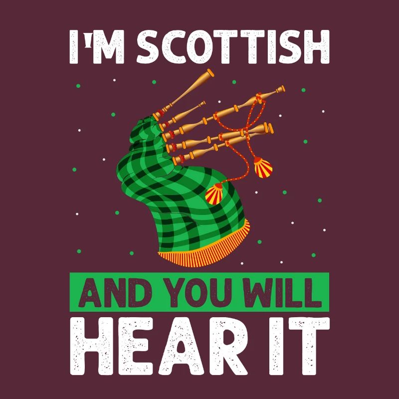 Conception de cornemuse pour la fierté écossaise et la cornemuse