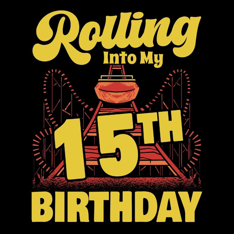 Roller Coaster Amusement Park Rolling Into My 15th