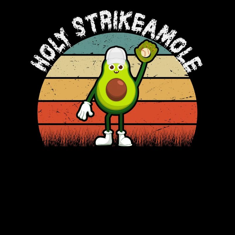 Holy Strikeamole Baseball Softball Avocat