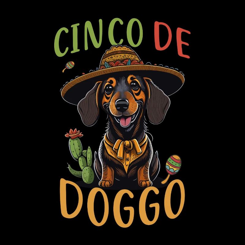 Dachshund Cinco de Mayo Cinco de Doggo