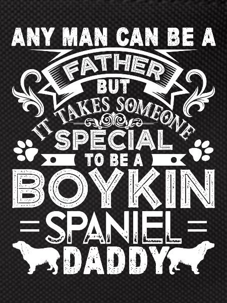 Proud Boykin Spaniel Daddy