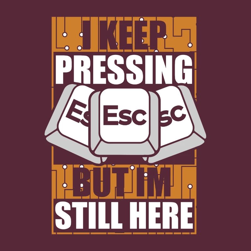 I Keep Pressing Esc Computer Scientist Admin