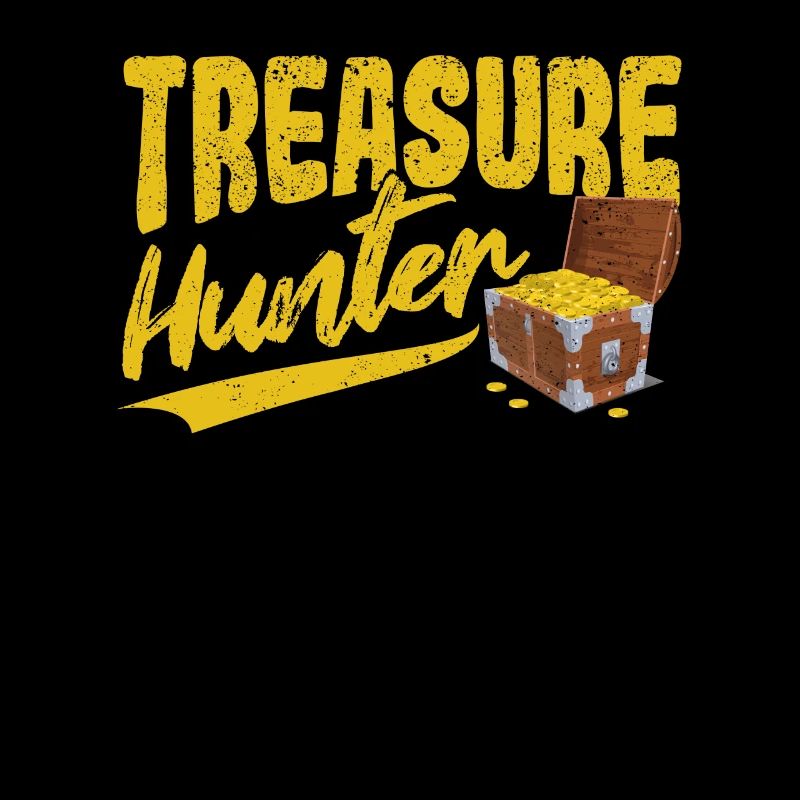 Treasure Hunter Funny Geocaching Metal Detection