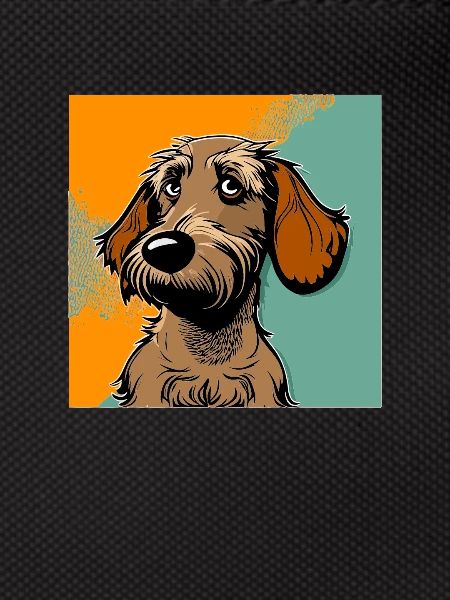 Dog in comic style