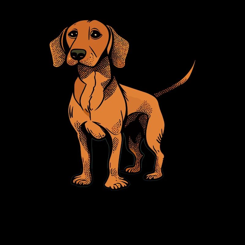 Chien dans le style comique
