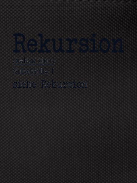 Rekursion Definition Softwareentwickler Coder