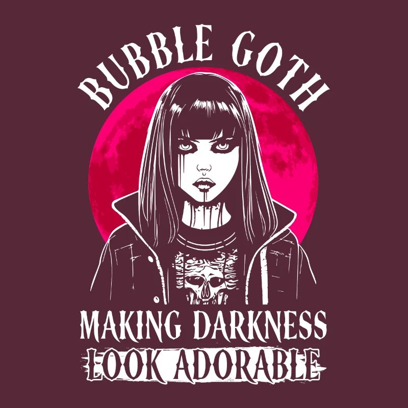 Bubble Goth darkness looks adorable - Goth