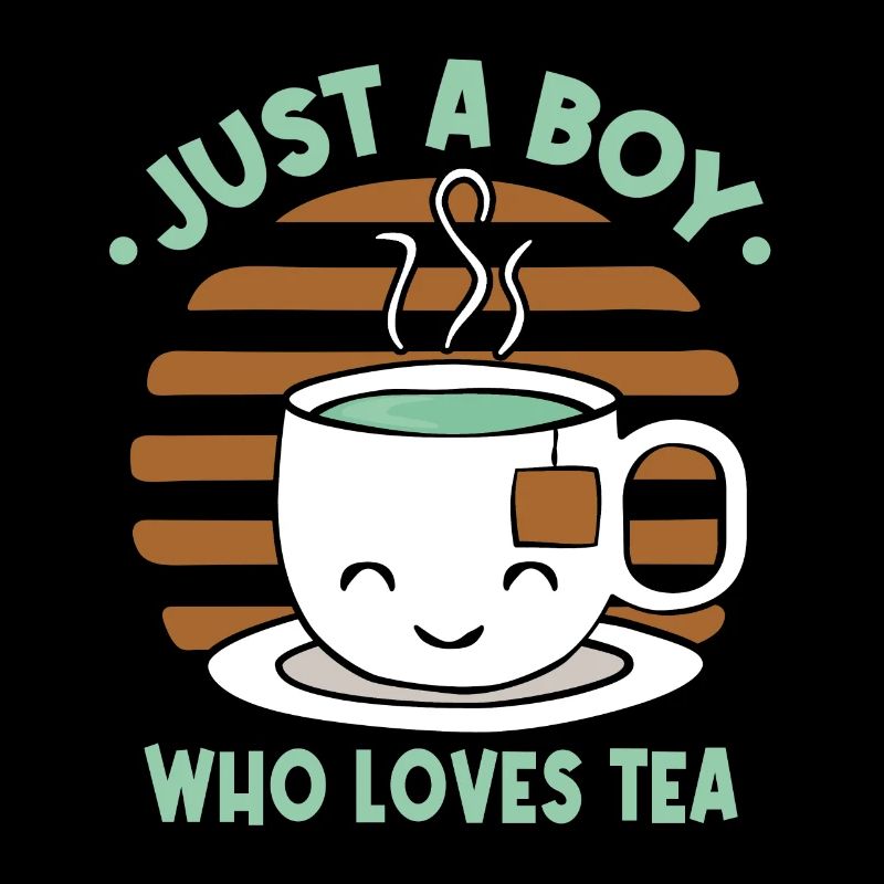 Nur ein Junge, der Tee liebt