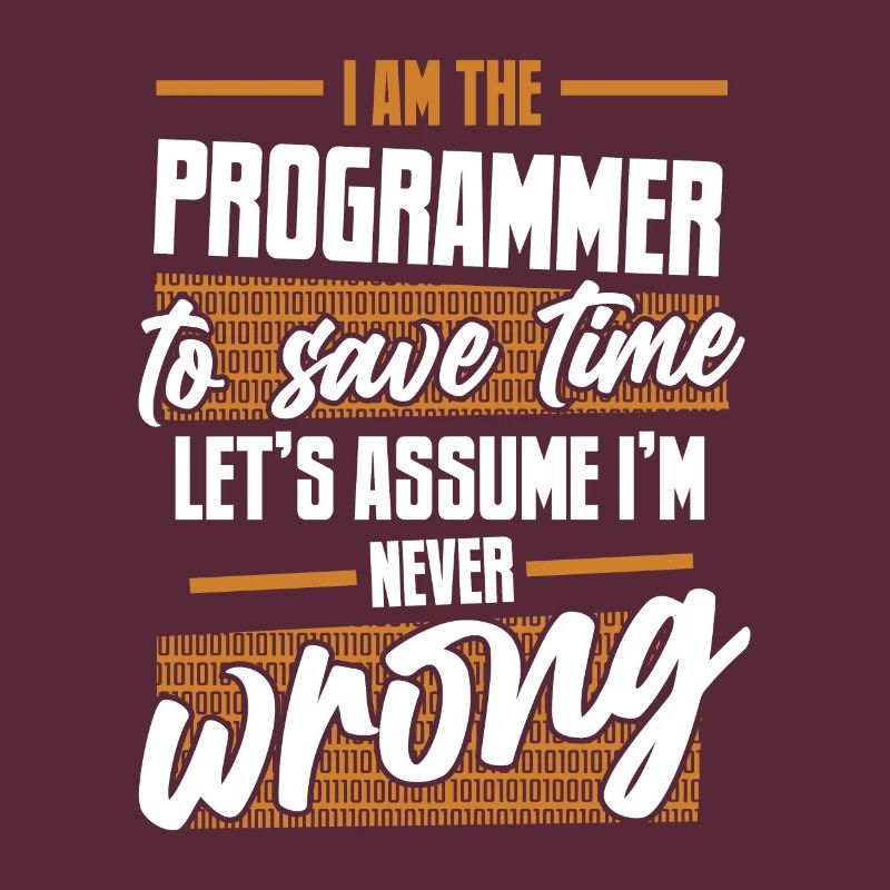 Programmeur Supposons que je ne me trompe jamais de codeur