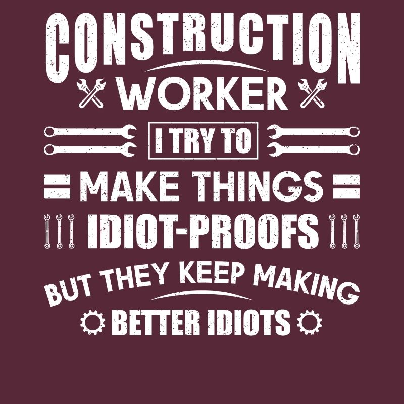 Construction Design For Men Daddy Construction Worker