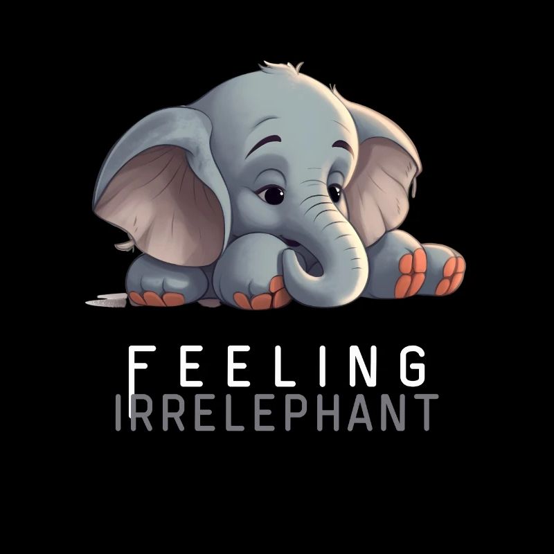 Lustiger Wortwitz irrelevant - Elephant